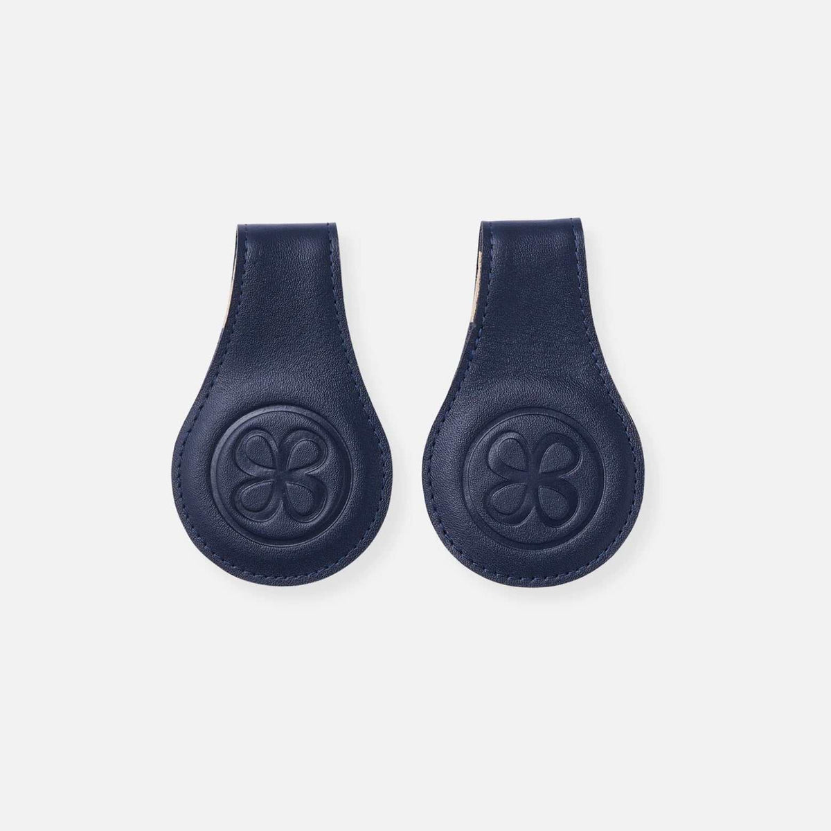 Swaddleclips aus Leder/ Navy Blue