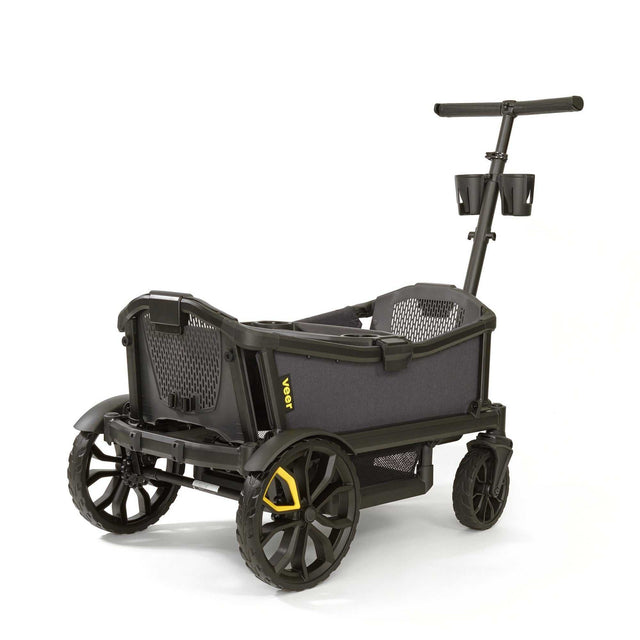 VEER Cruiser innovativer Bollerwagen für zwei Kinder mit Sicherheitsgurten und höhenverstellbarer Lenkstange