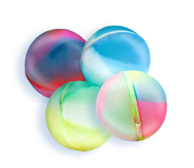 Aqua Fun Wasserbomben wiederverwendbare Wasserbomben für Sommer Wasserspaß Packung mit 3 Stück