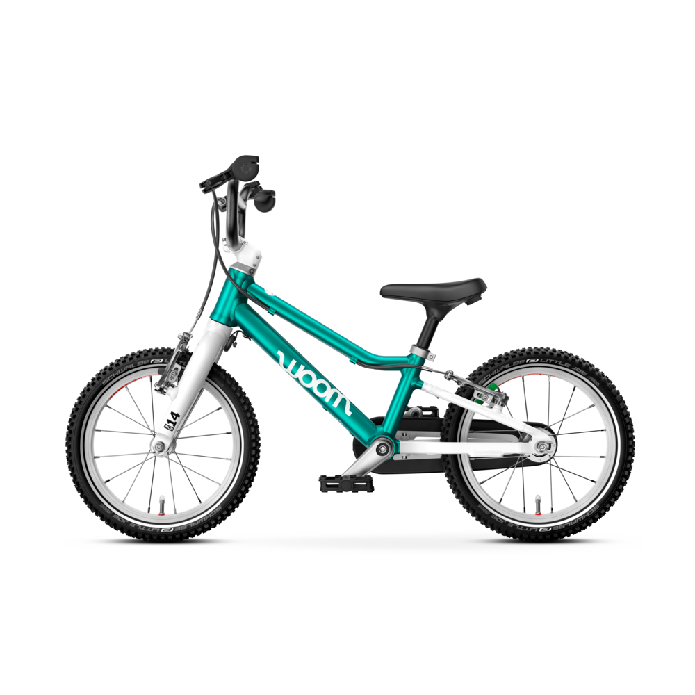 woom GO 1 Laufrad - metallic turquoise "12"