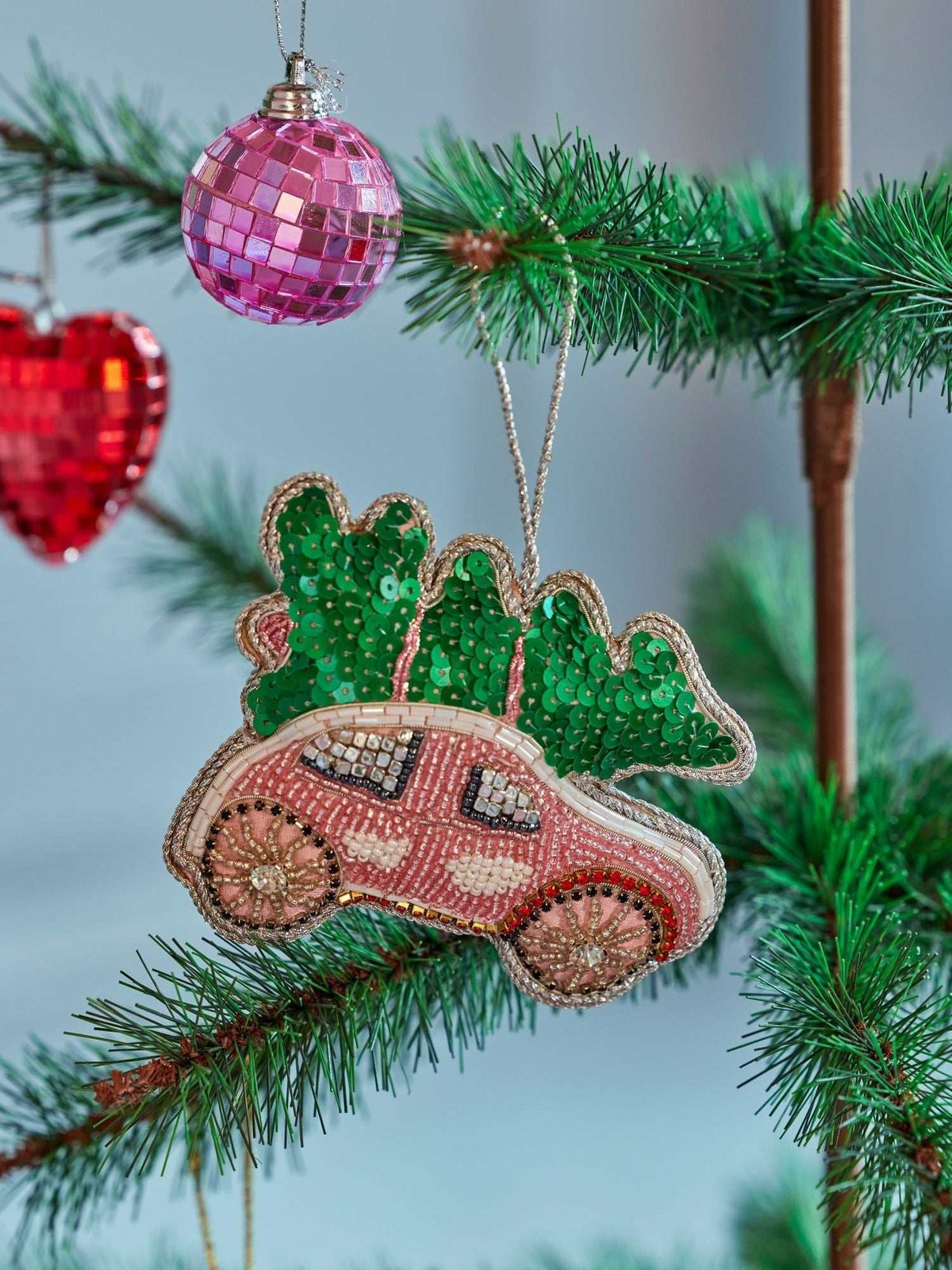 Weihnachtsanhänger -  Auto