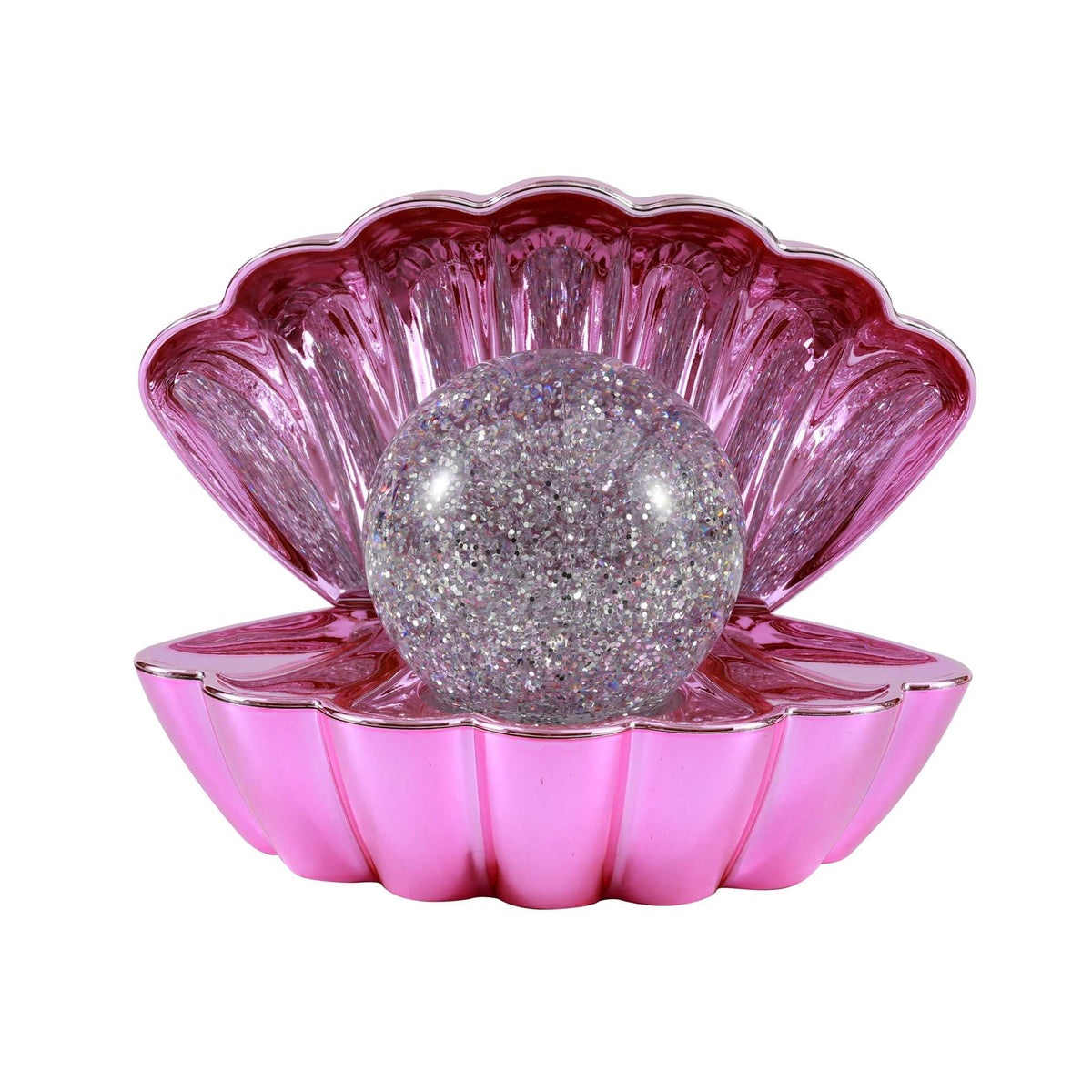 Muschel- Lampe- Metallisches Rosa