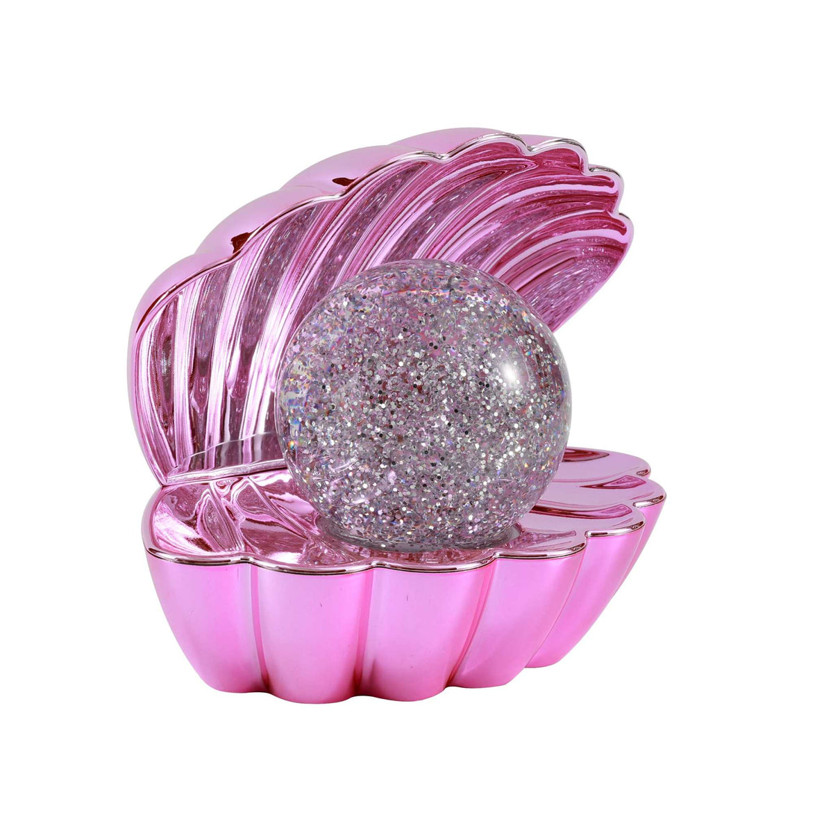 Muschel- Lampe- Metallisches Rosa