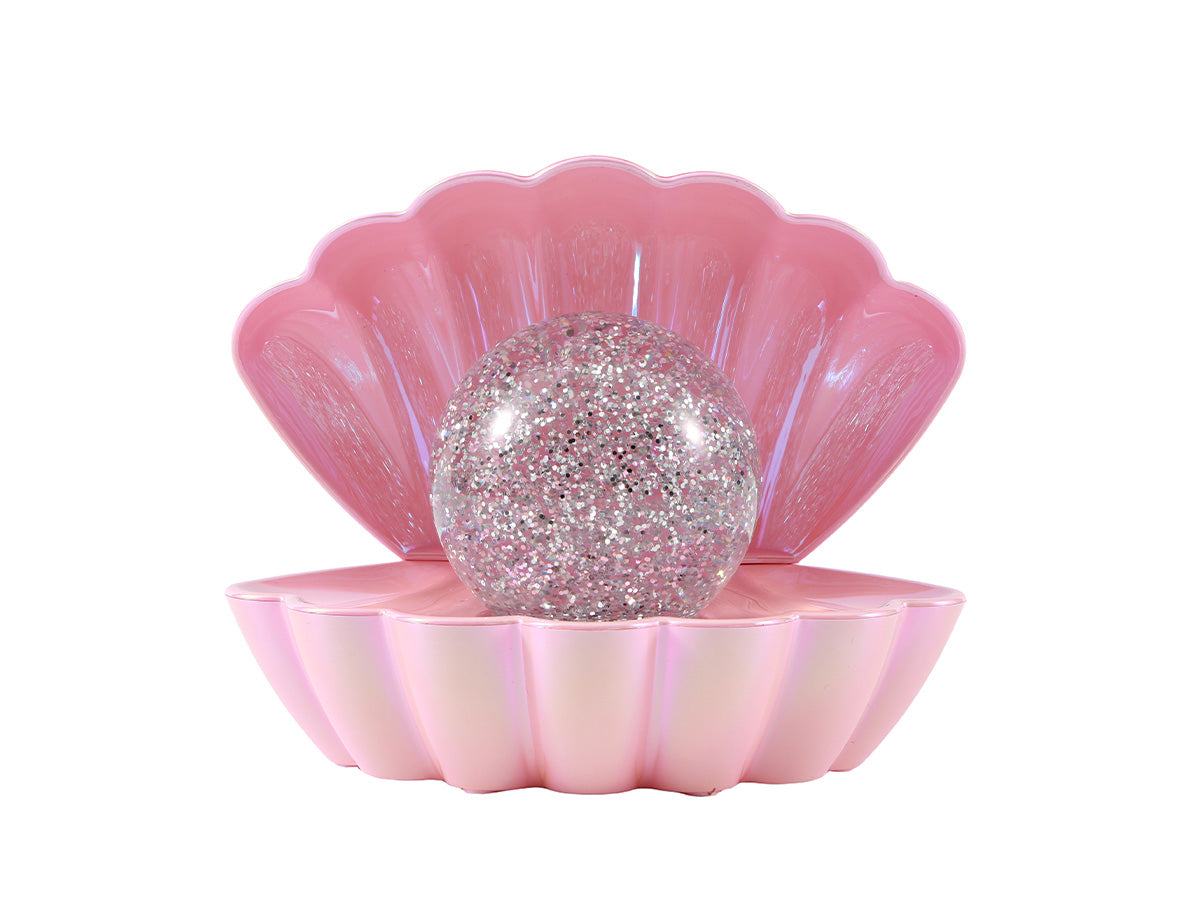 Muschel-Lampe Perlrose