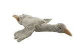 Kuscheltier & Wärmekissen Gans groß/ grau