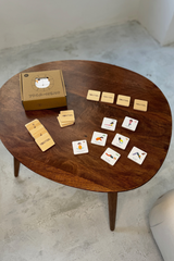 Yoga -Memory aus Holz