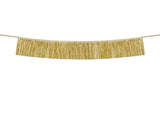 Gold Girlande Quasten Dekoration, 20x135 cm, vielseitig für Partys