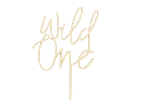 Caketopper Wild One PartyDeco Deko-Accessoire 22 cm