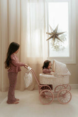 Metall Puppenwagen/ Soft Flowers