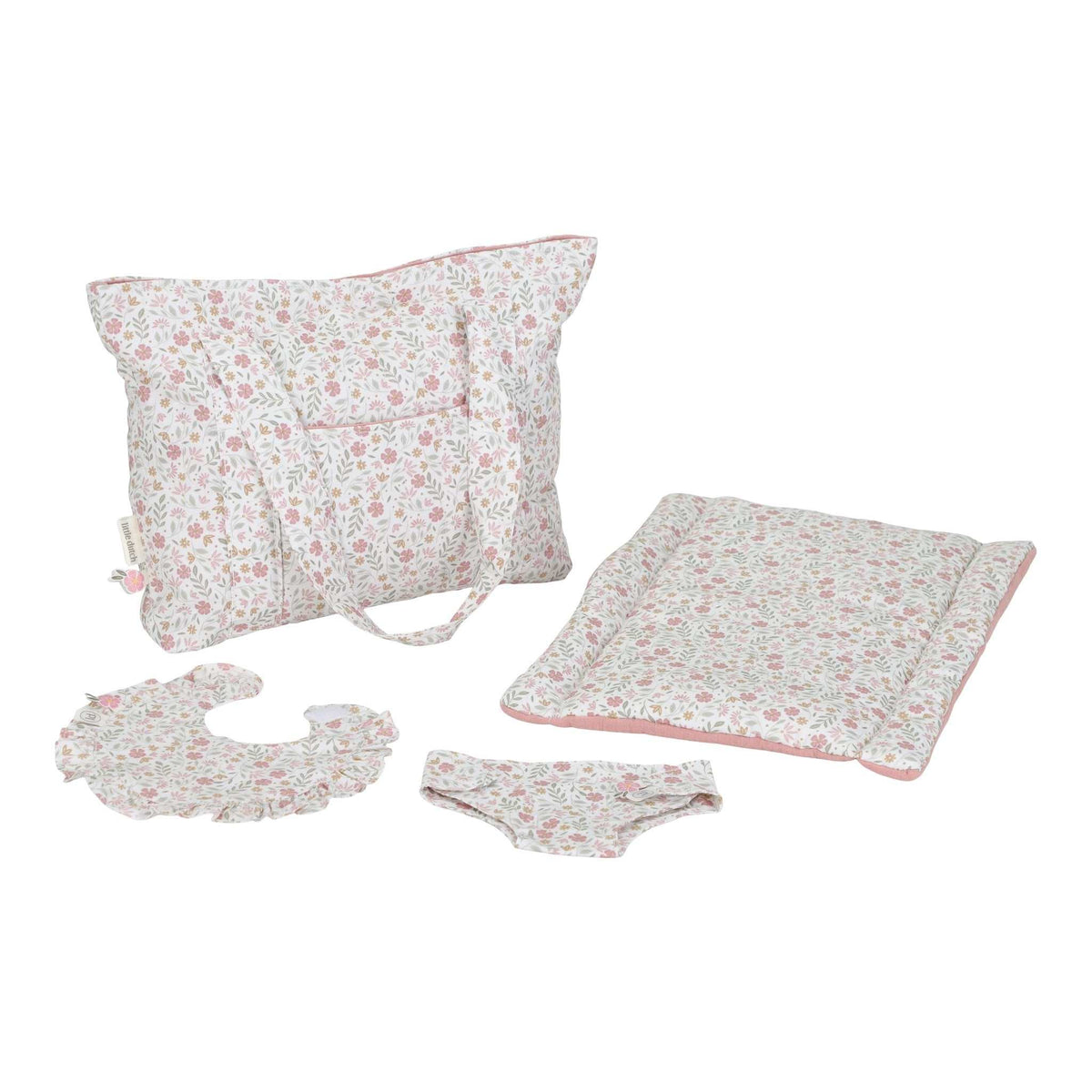 Puppenwickeltasche/ Soft Flowers