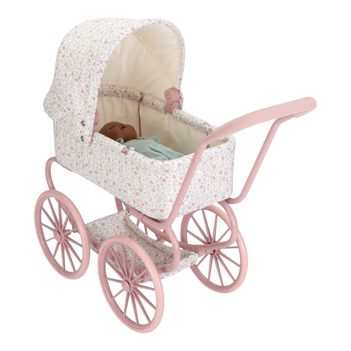 Metall Puppenwagen/ Soft Flowers