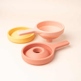 Sensorik Trichter-Set Coral/Yellow