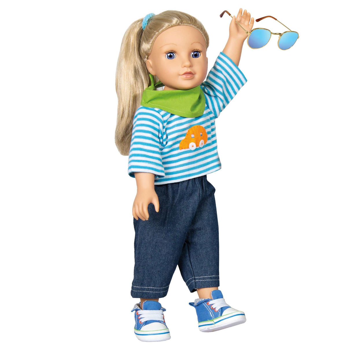 Sonnenbrille/ blau verspiegelt