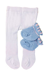 Strumpfhose mit Söckchen, Gr. 35-45 (1Stück)