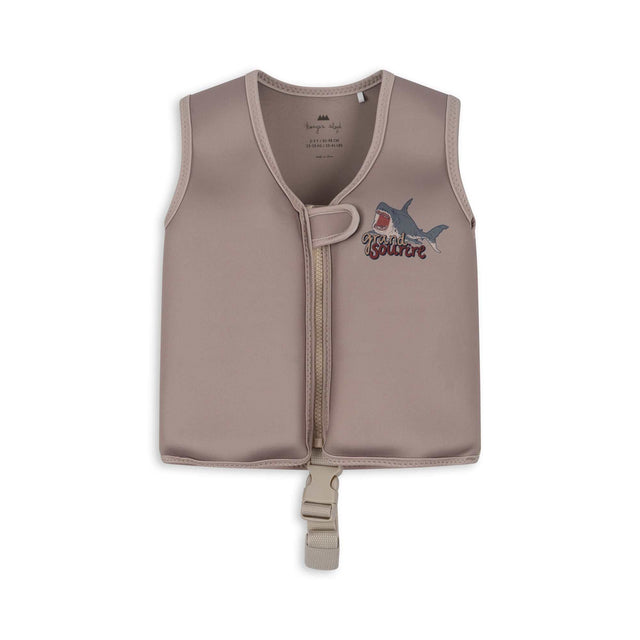 Kinderschwimmweste Shark mit Hai-Motiv aus Neopren für sicheren Badespaß