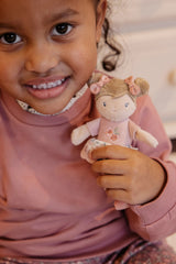 Mini Stoffpuppe Rosa - 10cm
