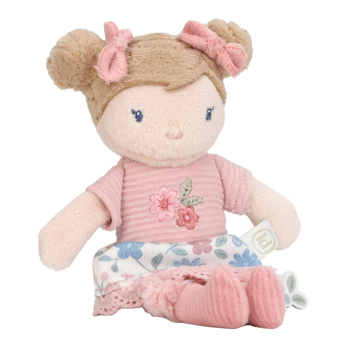 Mini Stoffpuppe Rosa - 10cm