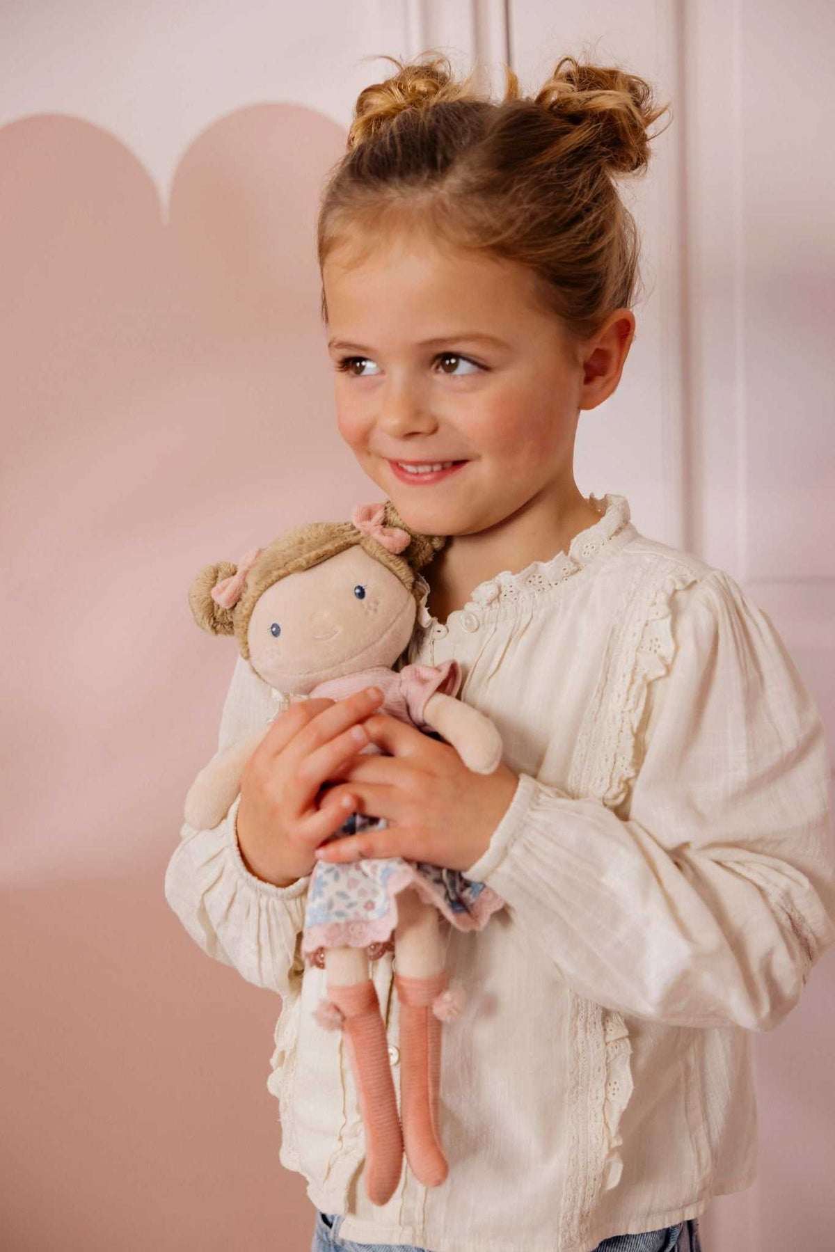 Kuschelpuppe Rosa