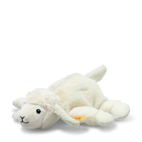 Floppy Linda Lamm 20 cm kuscheliges Steiff Plüschspielzeug mit Granulatsäckchen für Kinder ab 3 Jahren