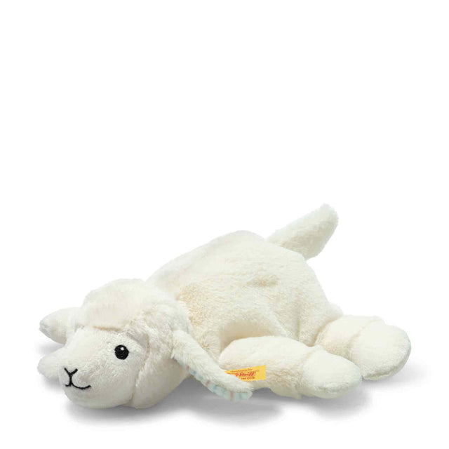 Floppy Linda Lamm 20 cm kuscheliges Steiff Plüschspielzeug mit Granulatsäckchen für Kinder ab 3 Jahren