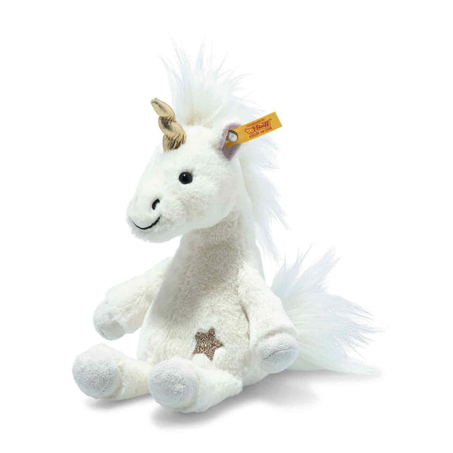 Soft Cuddly Friends Unica Schlenker-Einhorn 20 cm plush unicorn with golden horn and star