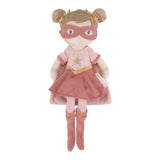 Kuschelpuppe Superheldin Rosa