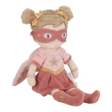 Kuschelpuppe Superheldin Rosa