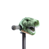 T-Rex Kopf Kinder Roller Fahrrad Accessoire weicher Tierkopf mit Klettverschluss handgefertigt in Belgien