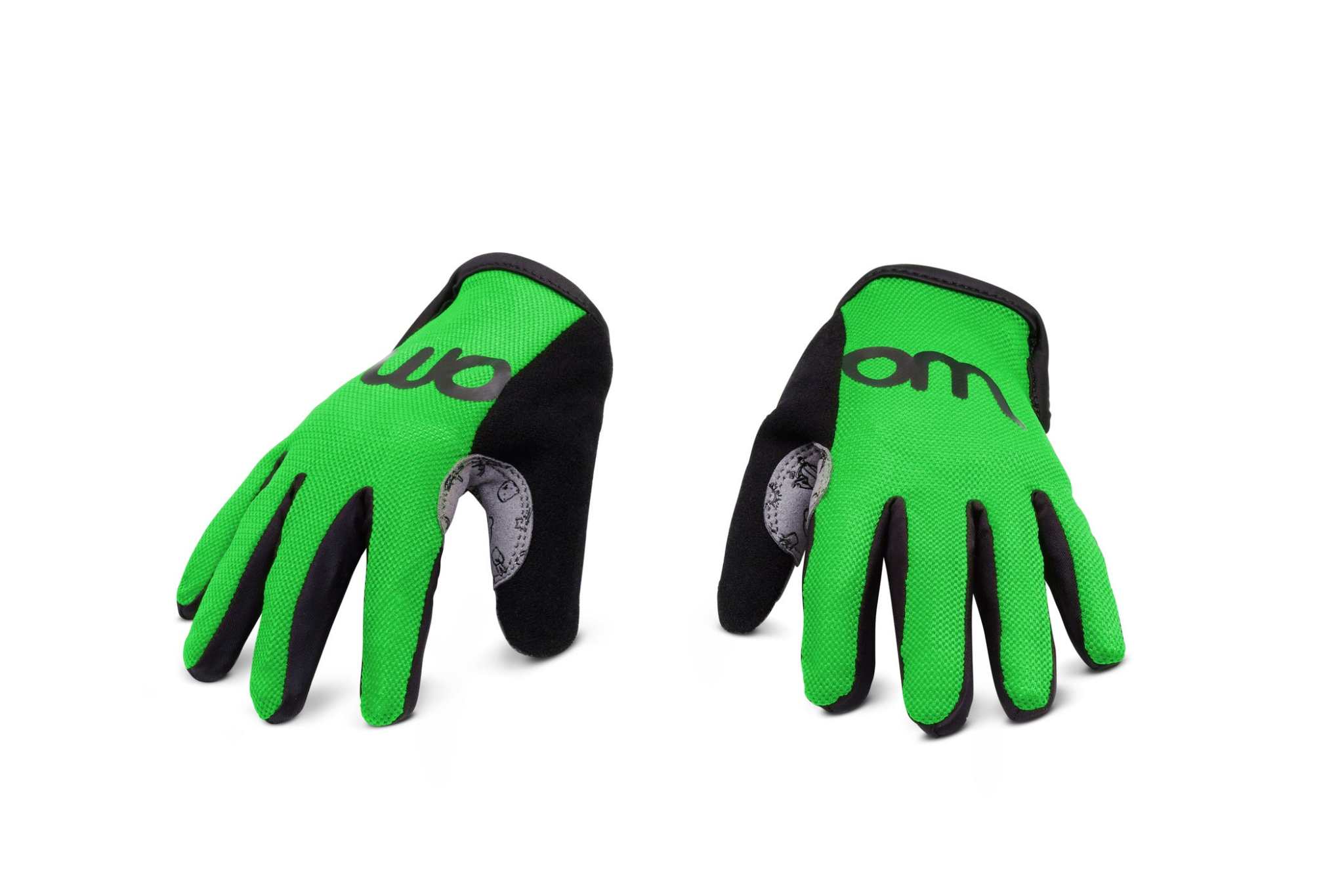 woom Radhandschuhe grün 13,5 cm