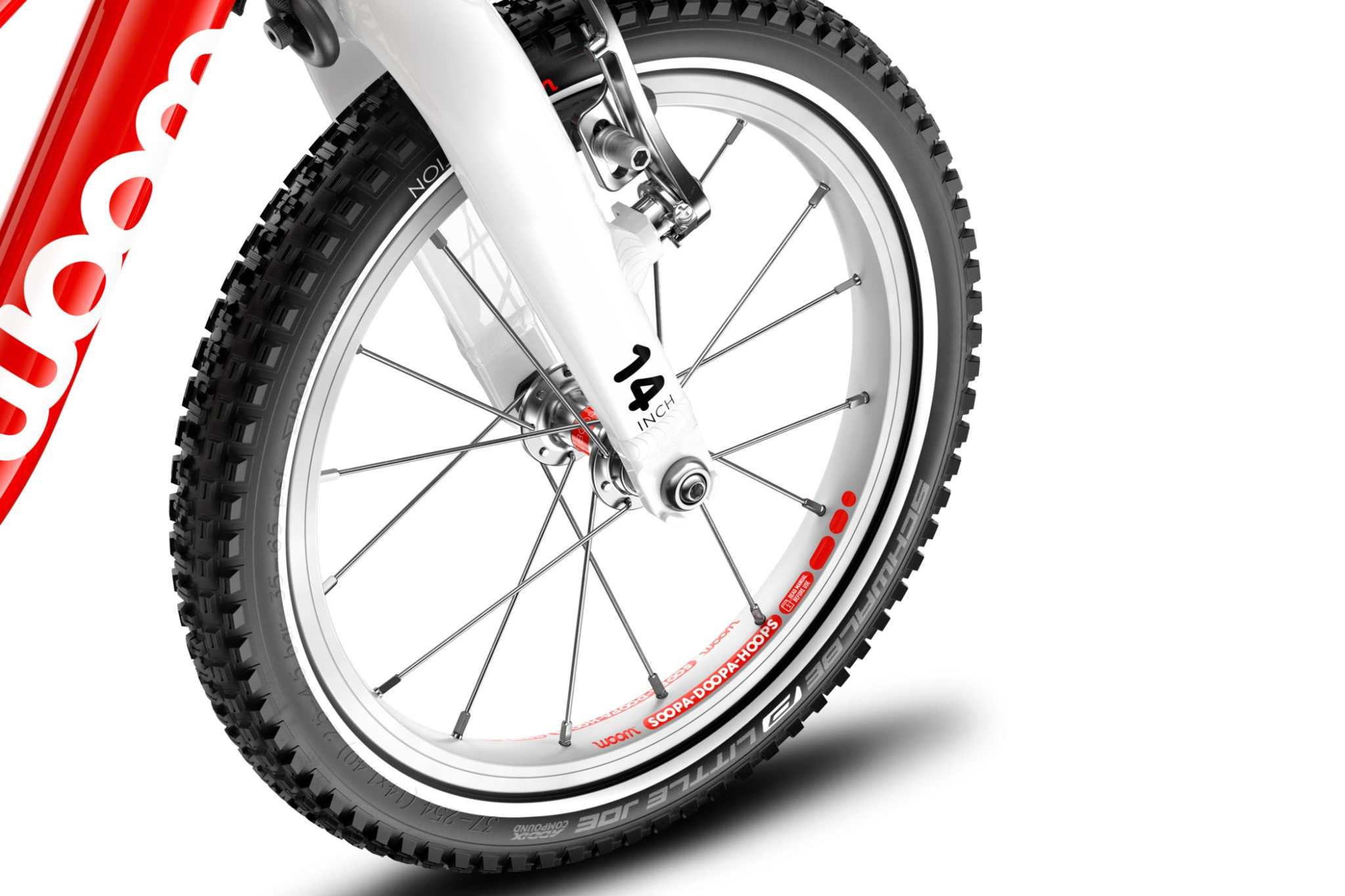 woom 1 plus Laufrad rot 14''